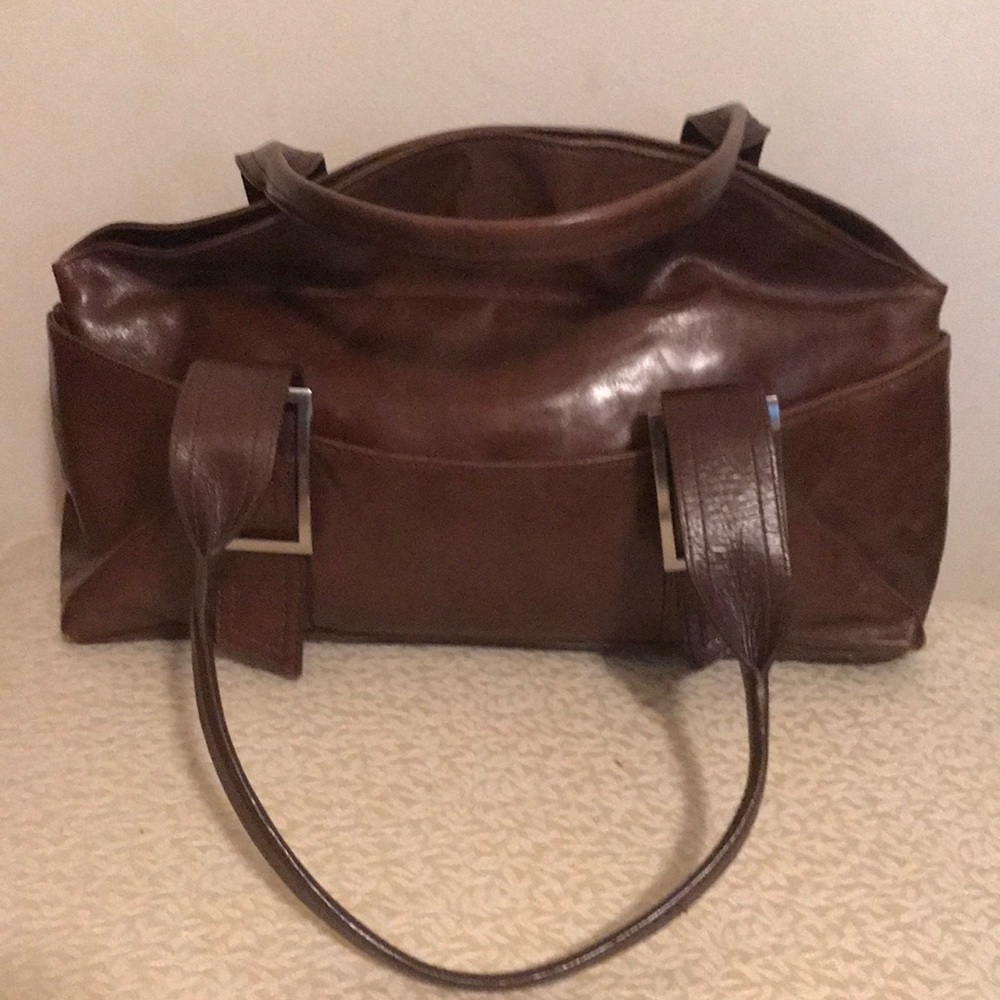 Kenneth Cole Leather Tote/Shoulder Bad